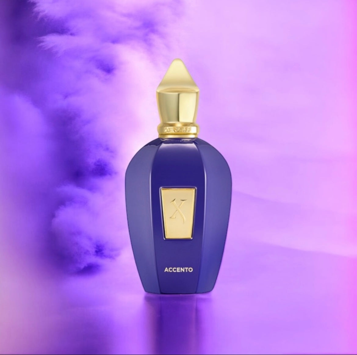 Accento Xerjoff, parfum de niche unisexe aux accords fruités et boisés, disponible en parfumerie Casablanca.