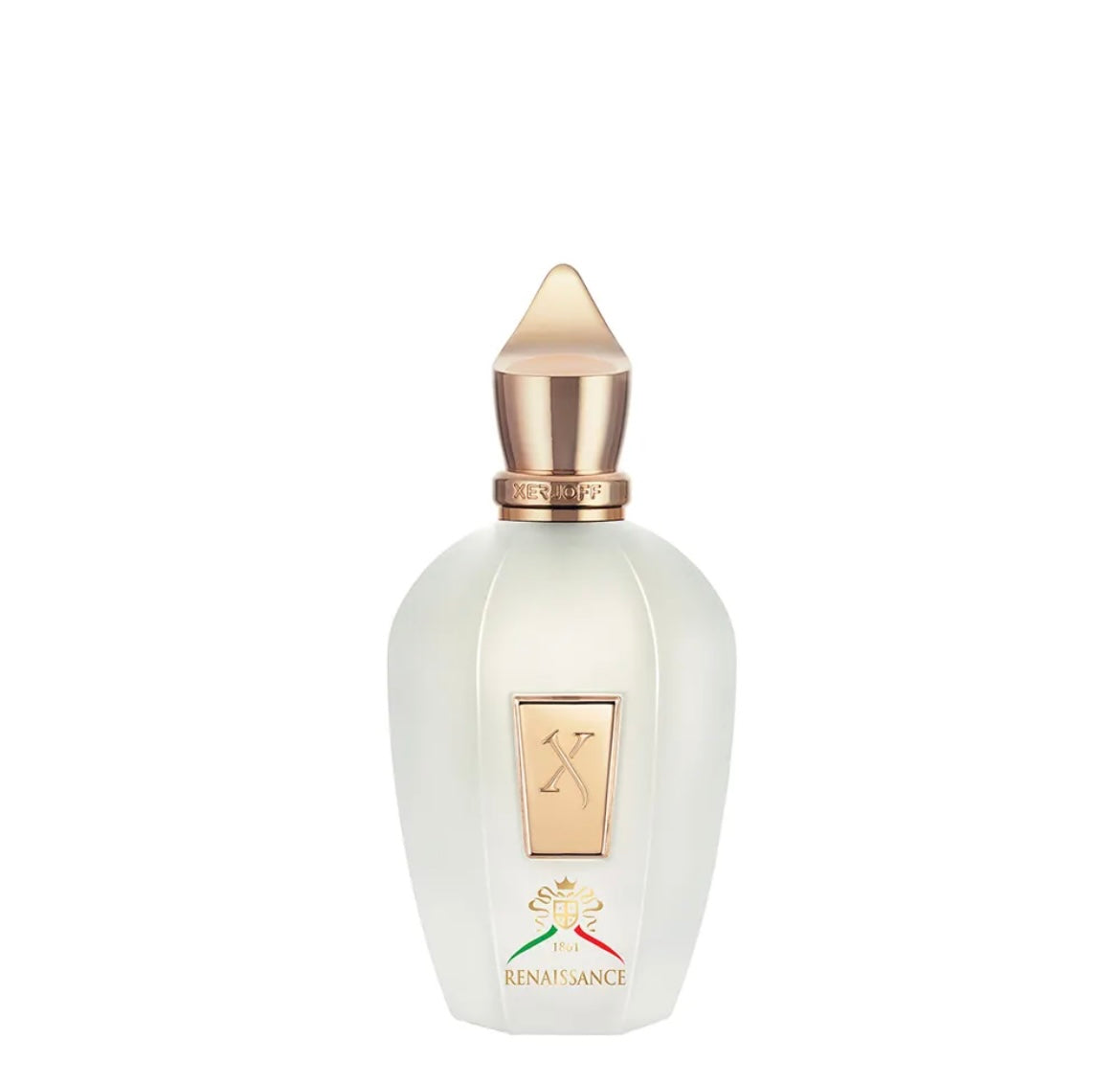 Xerjoff Renaissance, parfum de niche unisexe aux agrumes et bois précieux, disponible en parfumerie Casablanca.